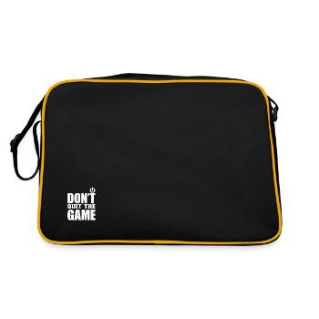 Don't quit the game - Retro Bag - black/gold - Back