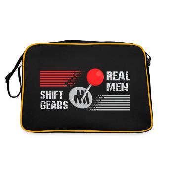 Interrupteur Real Men - Sac Retro - noir/or - Dos