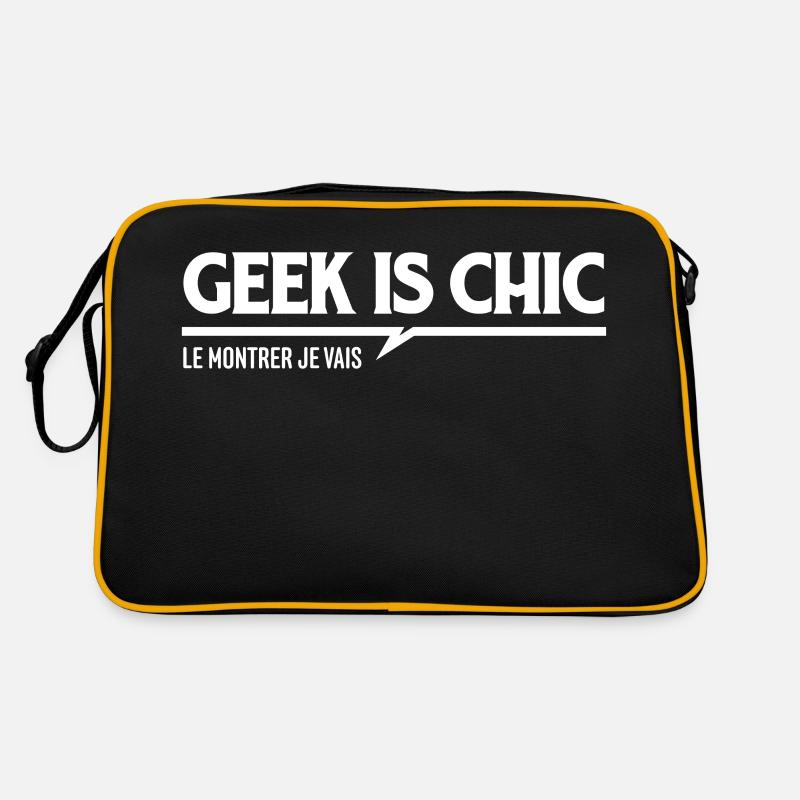 Geek is chic, le montrer je vais Sac Retro