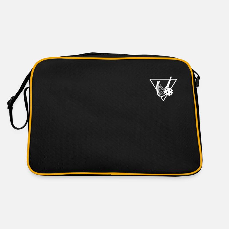 Floorball in a triangle Retro Bag