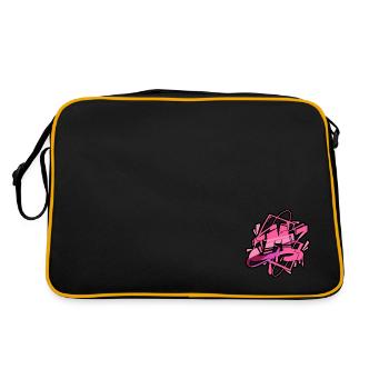 M - Retro Bag - black/gold - Back