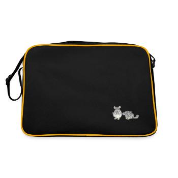 Wester Chinchillas - Sac Retro - noir/or - Dos