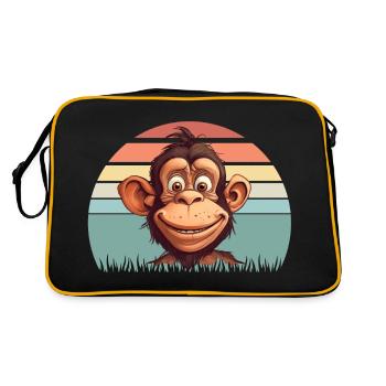 Singe - Sac Retro - noir/or - Dos