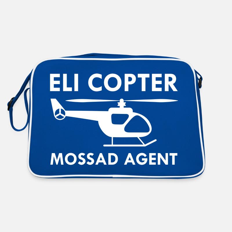 Eli Copter Mossad Agent Helicopter Retro Tasche