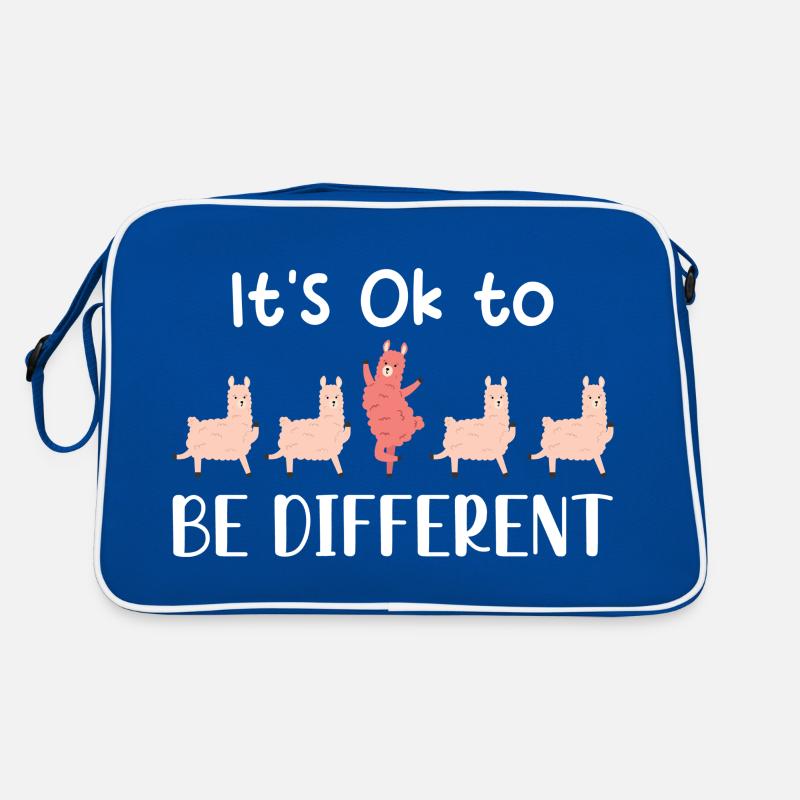 C'est normal d'être différent, danse drôle des lamas et des alpagas Sac Retro
