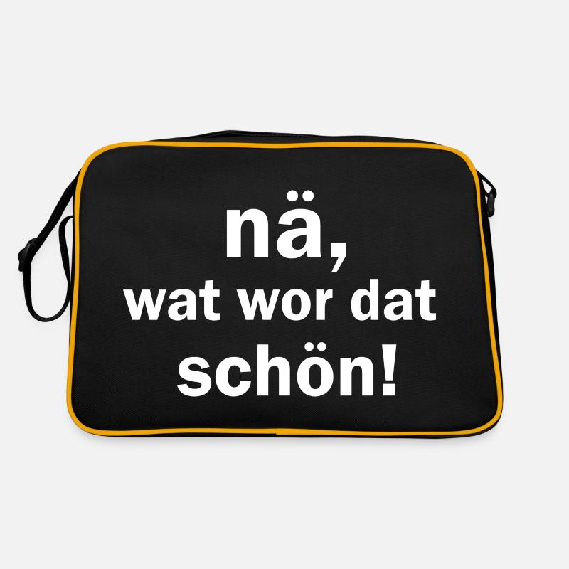 Na wat war dat schön kölsche Sprüche Köln Retro Tasche