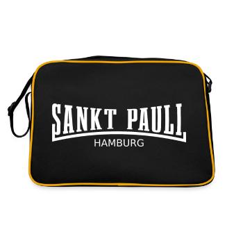 Sankt Pauli Hamburg - Retro Bag - black/gold - Back