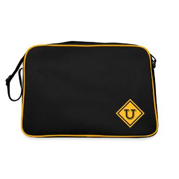 U in a cube - Retro Bag - black/gold - Back