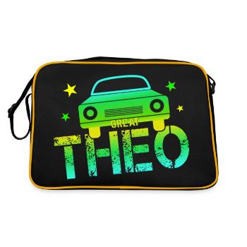 Theo Name Day Theo - Retro Bag - black/gold - Back