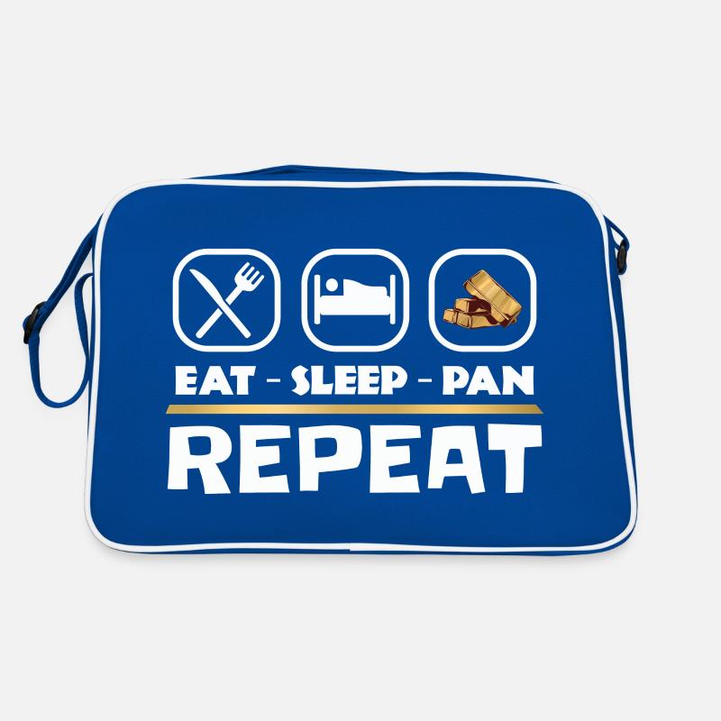 Orpaillage Manger, dormir, se laver, répéter Sac Retro