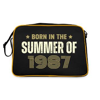 Millésime 1987 Cadeau D'anniversaire 1987 Vintage - Sac Retro - noir/or - Dos