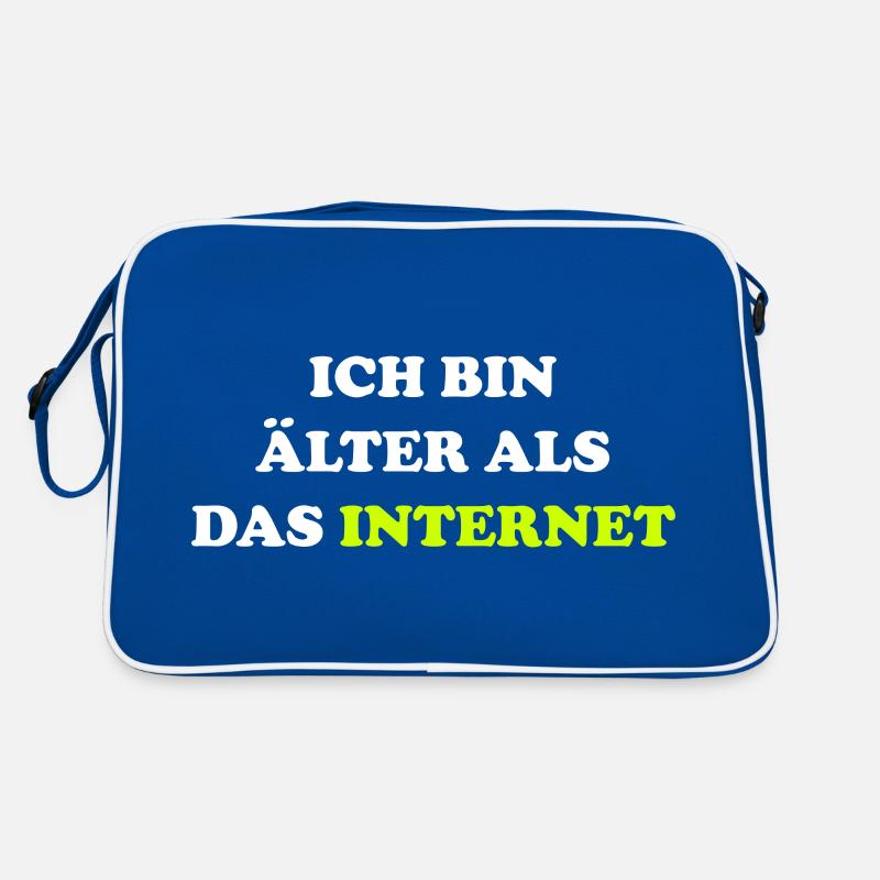 I'm older than the internet funny saying Retro Bag