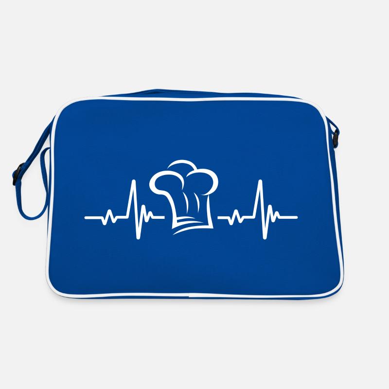 Palpitations cardiaques de la toque de chef Sac Retro