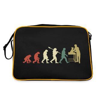 Veterinary Evolution Gift for Veterinarians - Retro Bag - black/gold - Back