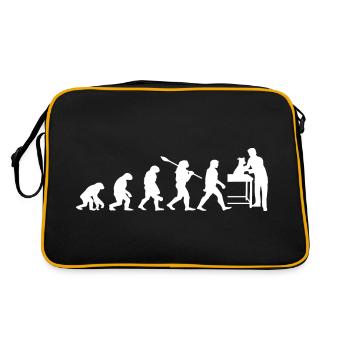 Veterinary Evolution Gift for Veterinarians - Retro Bag - black/gold - Back