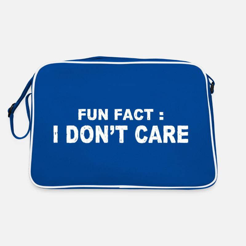 Fun Fact: Das ist mir egal Retro Tasche