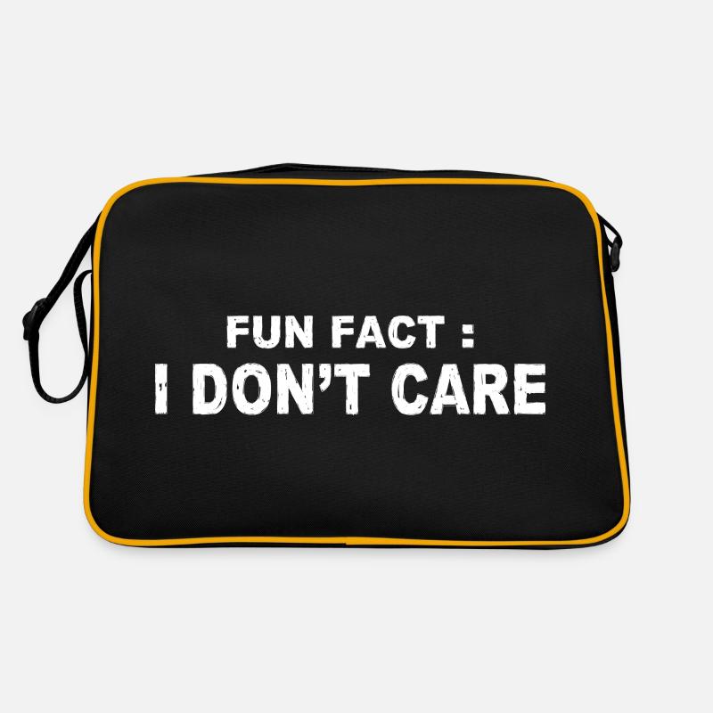 Fun Fact: Das ist mir egal Retro Tasche
