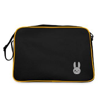 Easter without end ... winks 🐰 Easter 2021 - Retro Bag - black/gold - Back