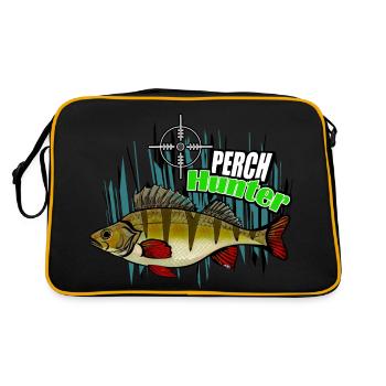 Perch hunter - Retro Bag - black/gold - Back