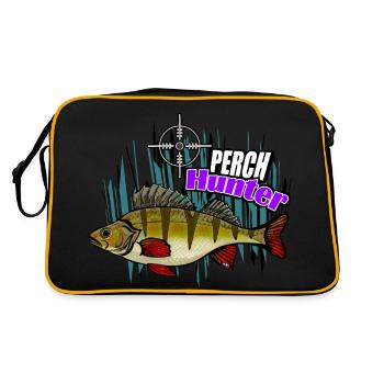 Perch hunter - Retro Bag - black/gold - Back