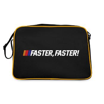 PLUS RAPIDE ET PLUS RAPIDE - Sac Retro - noir/or - Dos