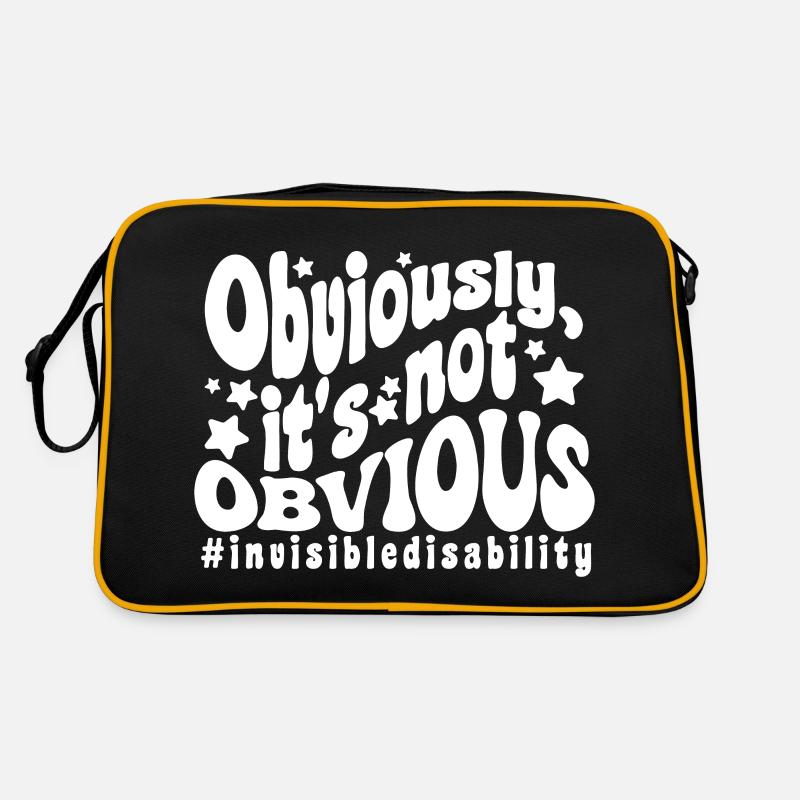 Invisible disability Retro Bag