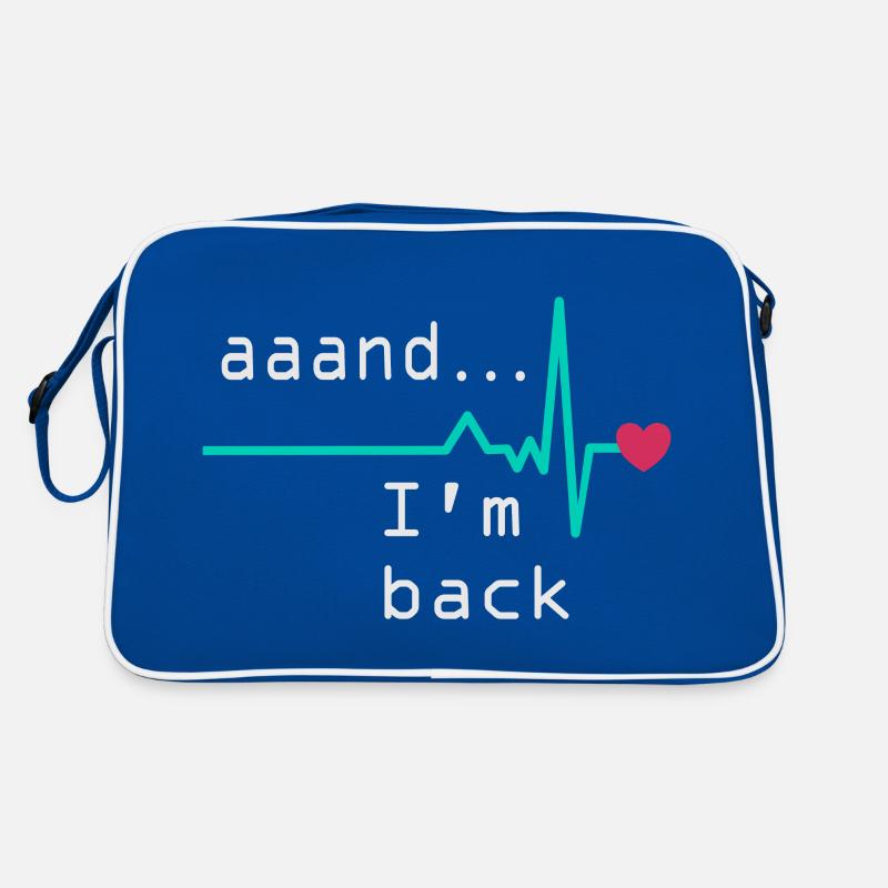 Annnd I'm back, Heart Attack Survivor Retro Bag