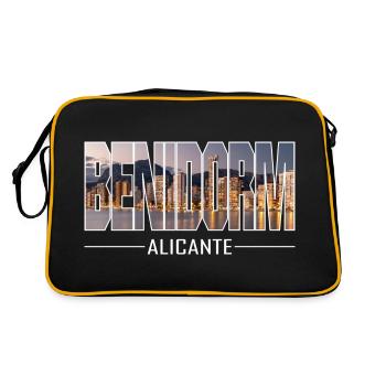 BENIDORM ALICANTE - Sac Retro - noir/or - Dos