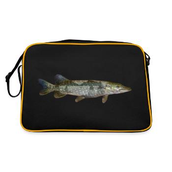 Brochet - Sac Retro - noir/or - Dos