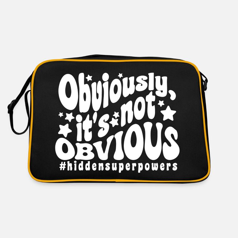 Evidemment, ce n'est pas évident (super pouvoirs) Sac Retro