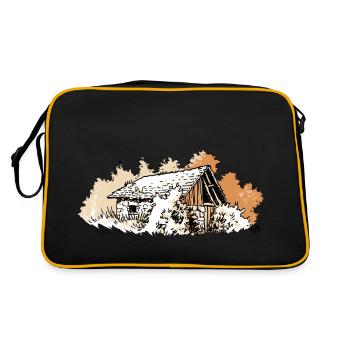 Cabane dans les bois - Sac Retro - noir/or - Dos