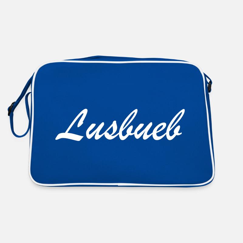 Lusbueb | Lausbub, Schweiz, Schweizerdeutsch Retro Tasche