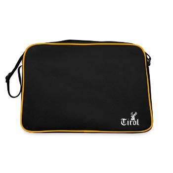 Tyrol T-shirt avec cerf - Sac Retro - noir/or - Dos