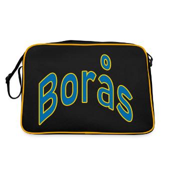 Borås - Sac Retro - noir/or - Dos