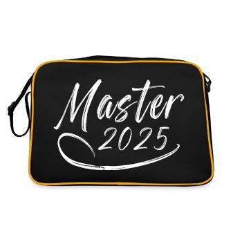 Master 2025 - Retro Tasche - Schwarz/Gold - Hinten