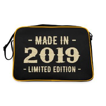 Vintage 2019 Édition Limitée Cadeau 2019 - Sac Retro - noir/or - Dos