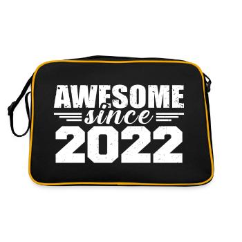 Né en 2022 Vintage Cadeau Anniversaire Rétro 2022 - Sac Retro - noir/or - Dos