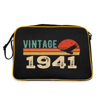 Vintage 1941 Cadeau D'anniversaire 1941 Retro 1941 - Sac Retro - noir/or - Dos