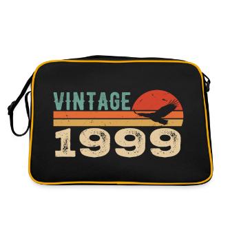 Vintage 1999 Birthday Gift 1999 Retro 1999 - Retro Bag - black/gold - Back