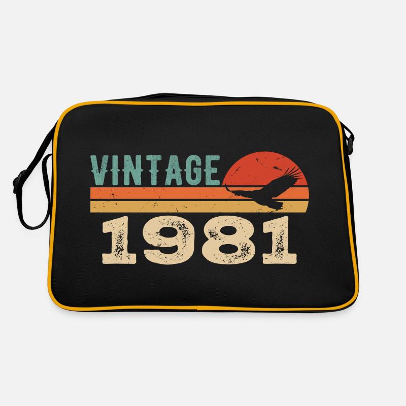 Vintage 1981 Cadeau D'anniversaire 1981 Retro 1981 Sac Retro