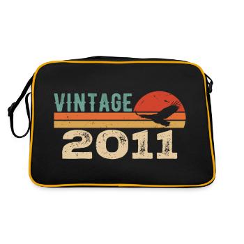 Vintage 2011 Cadeau D'anniversaire 2011 Retro 2011 - Sac Retro - noir/or - Dos