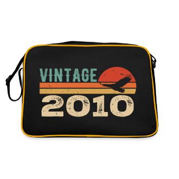 Vintage 2010 Cadeau D'anniversaire 2010 Retro 2010 - Sac Retro - noir/or - Dos
