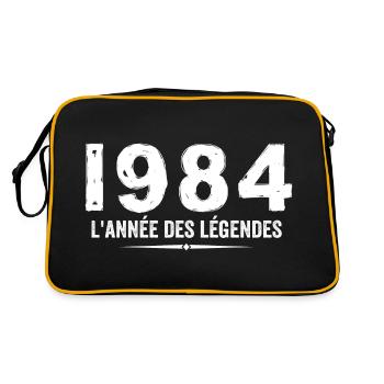 1984 Year of the Legends - 1984 Anniversary Gift - Retro Bag - black/gold - Back
