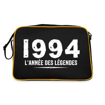 1994 année des legéndes - Cadeau Anniversaire 1994 - Sac Retro - noir/or - Dos