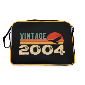 Vintage 2004 Retro 2004 Birthday Gift - Retro Bag - black/gold - Back