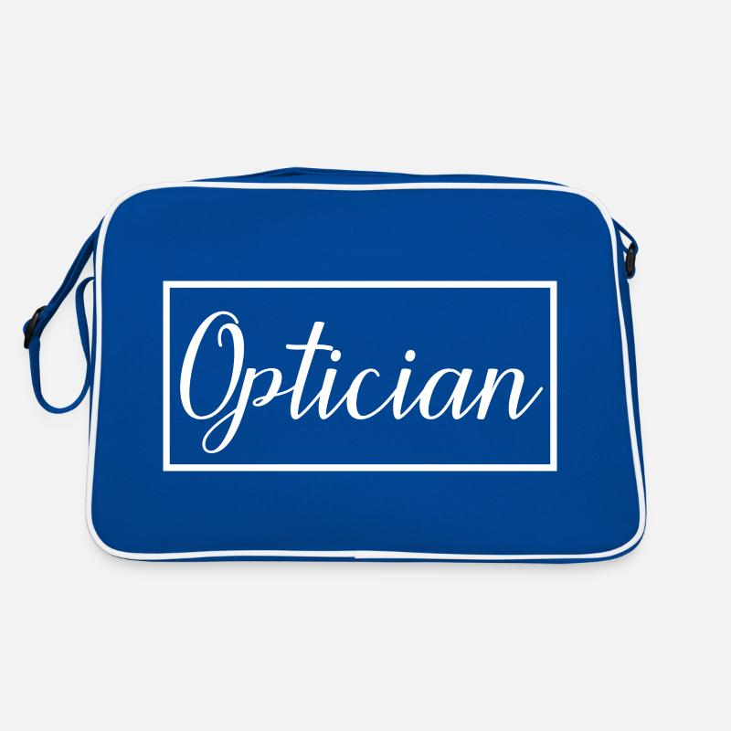 Optiker stolzer diplomierter Optikerstudent Retro Tasche