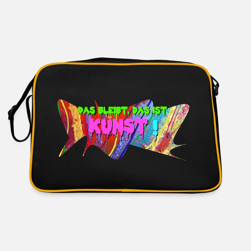 Ça reste, c’est de l’art ! coloré, NettsFetz Sac Retro