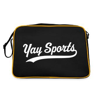 Yay Sports - Retro Bag - black/gold - Back