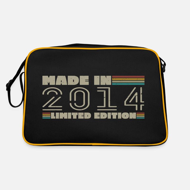 Vintage 2014 2014 Birthday Gift Born in 2014 Retro Bag