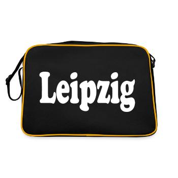 Leipzig - Retro Bag - black/gold - Back